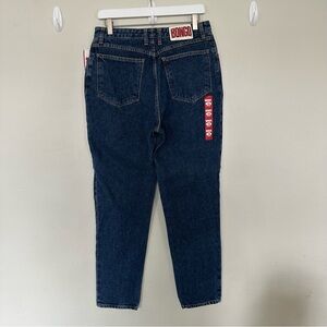 Vintage Bongo Jean Original Slim High Waisted Dark Size 13 Long Length